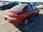 2004 Dodge Neon Sxt Red vin: 1B3ES56CX4D625679