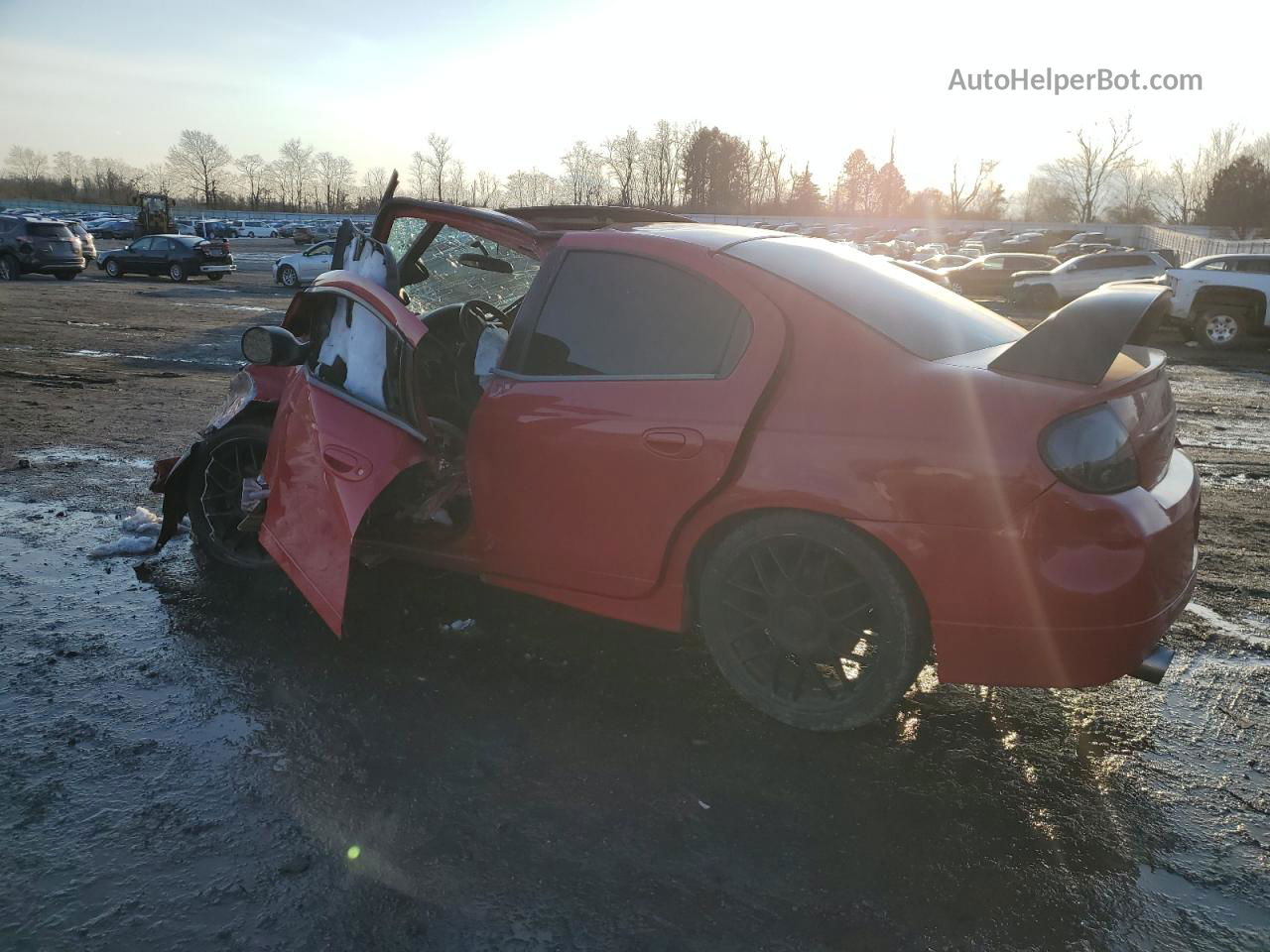 2004 Dodge Neon Srt-4 Red vin: 1B3ES66S24D619646