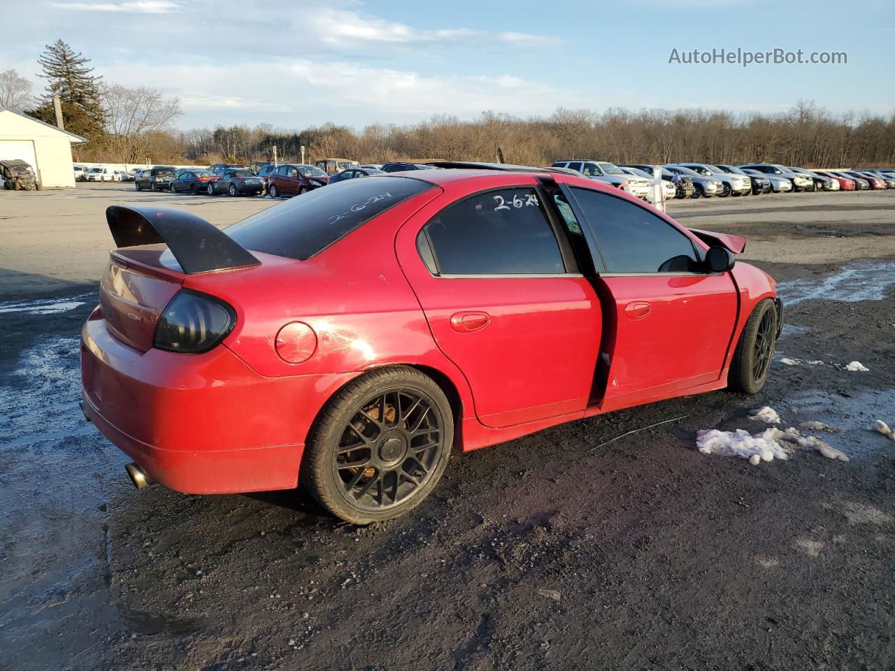 2004 Dodge Neon Srt-4 Красный vin: 1B3ES66S24D619646