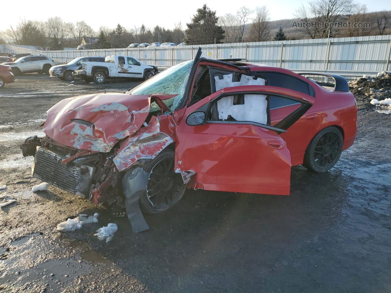 2004 Dodge Neon Srt-4 Red vin: 1B3ES66S24D619646