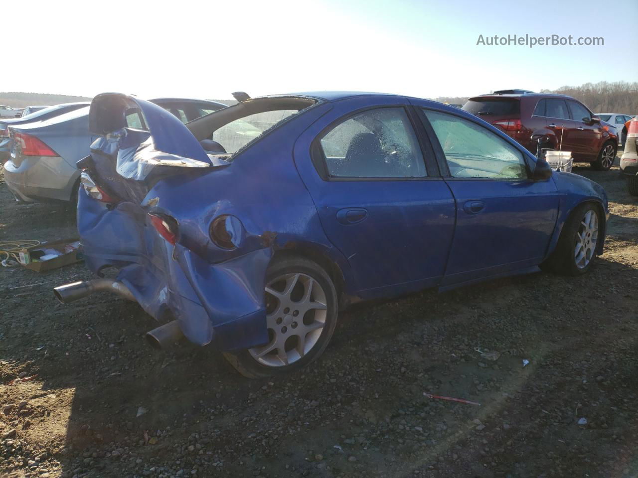 2004 Dodge Neon Srt-4 Синий vin: 1B3ES66S34D531155