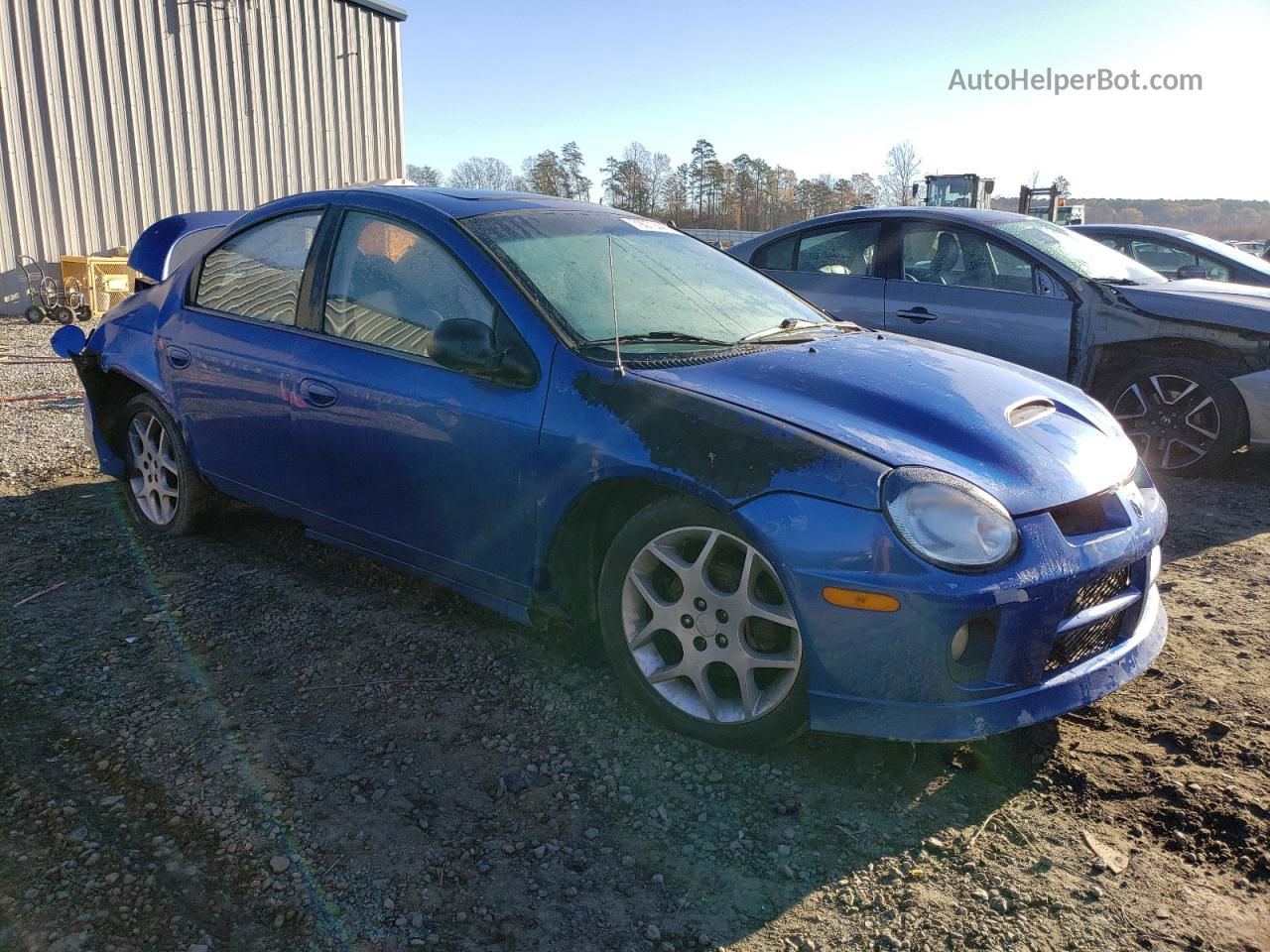 2004 Dodge Neon Srt-4 Синий vin: 1B3ES66S34D531155