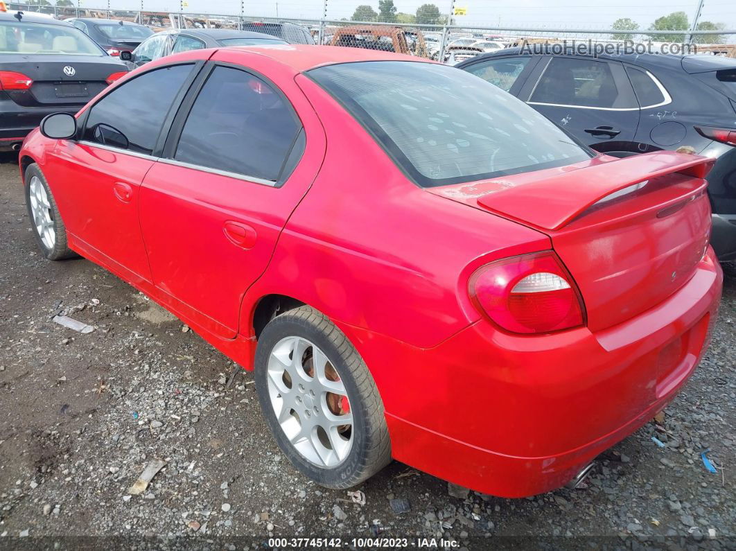 2004 Dodge Neon Srt4 Red vin: 1B3ES66S34D594353