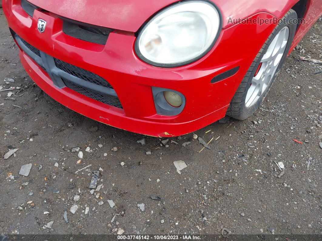 2004 Dodge Neon Srt4 Red vin: 1B3ES66S34D594353