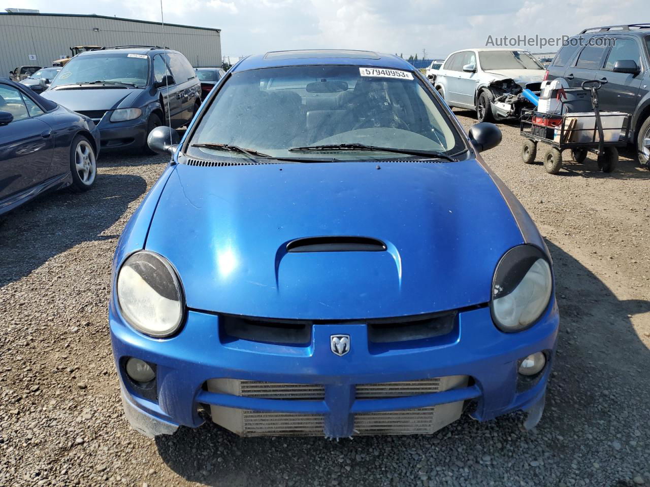 2004 Dodge Neon Srt-4 Blue vin: 1B3ES66S54D518861