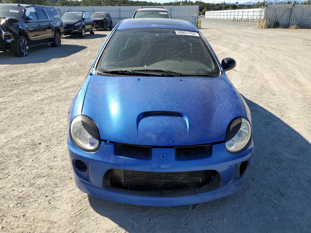 2004 Dodge Neon Srt-4 Blue vin: 1B3ES66S54D578848