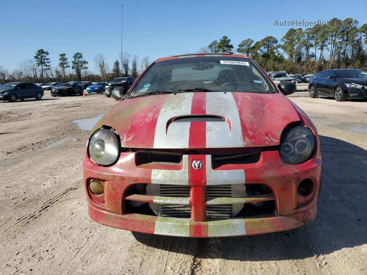 2004 Dodge Neon Srt-4 Red vin: 1B3ES66S74D633834