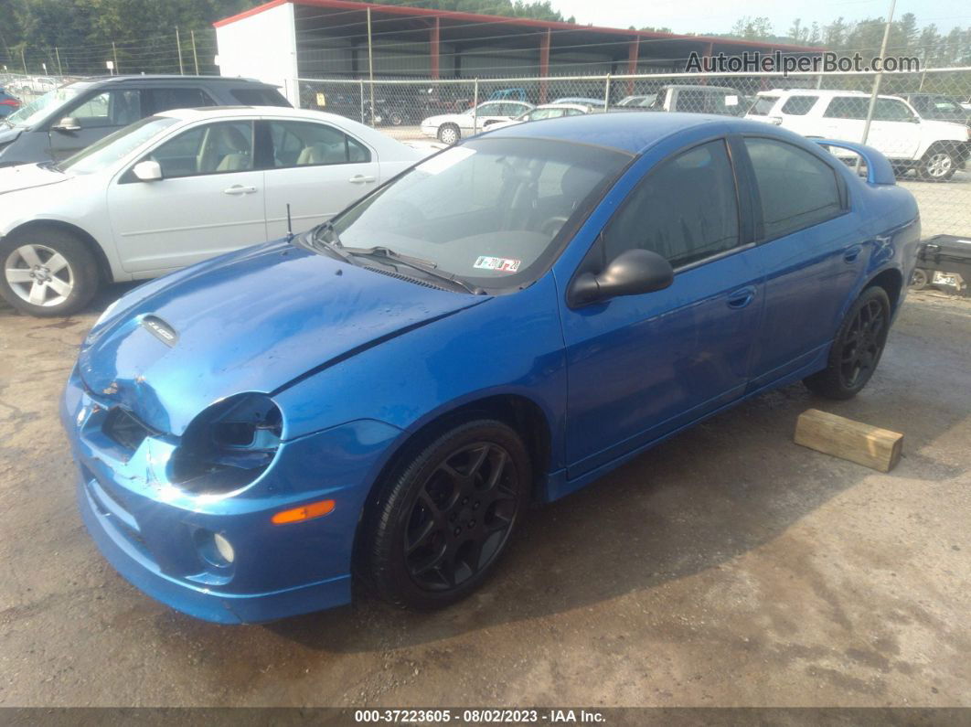 2004 Dodge Neon Srt4 Blue vin: 1B3ES66SX4D590672