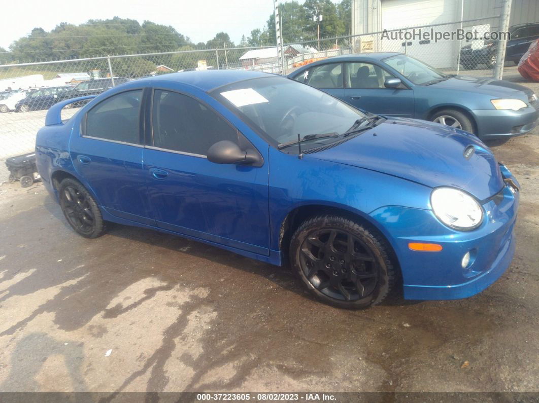 2004 Dodge Neon Srt4 Синий vin: 1B3ES66SX4D590672