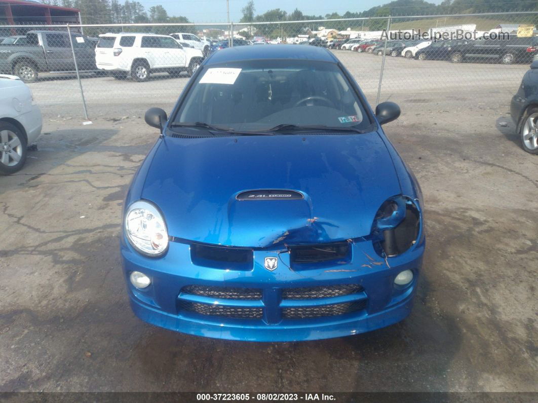 2004 Dodge Neon Srt4 Blue vin: 1B3ES66SX4D590672