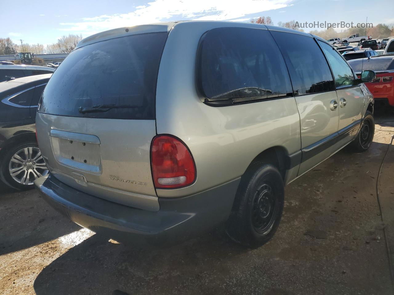 2000 Dodge Grand Caravan Se Silver vin: 1B4GP44G0YB617162