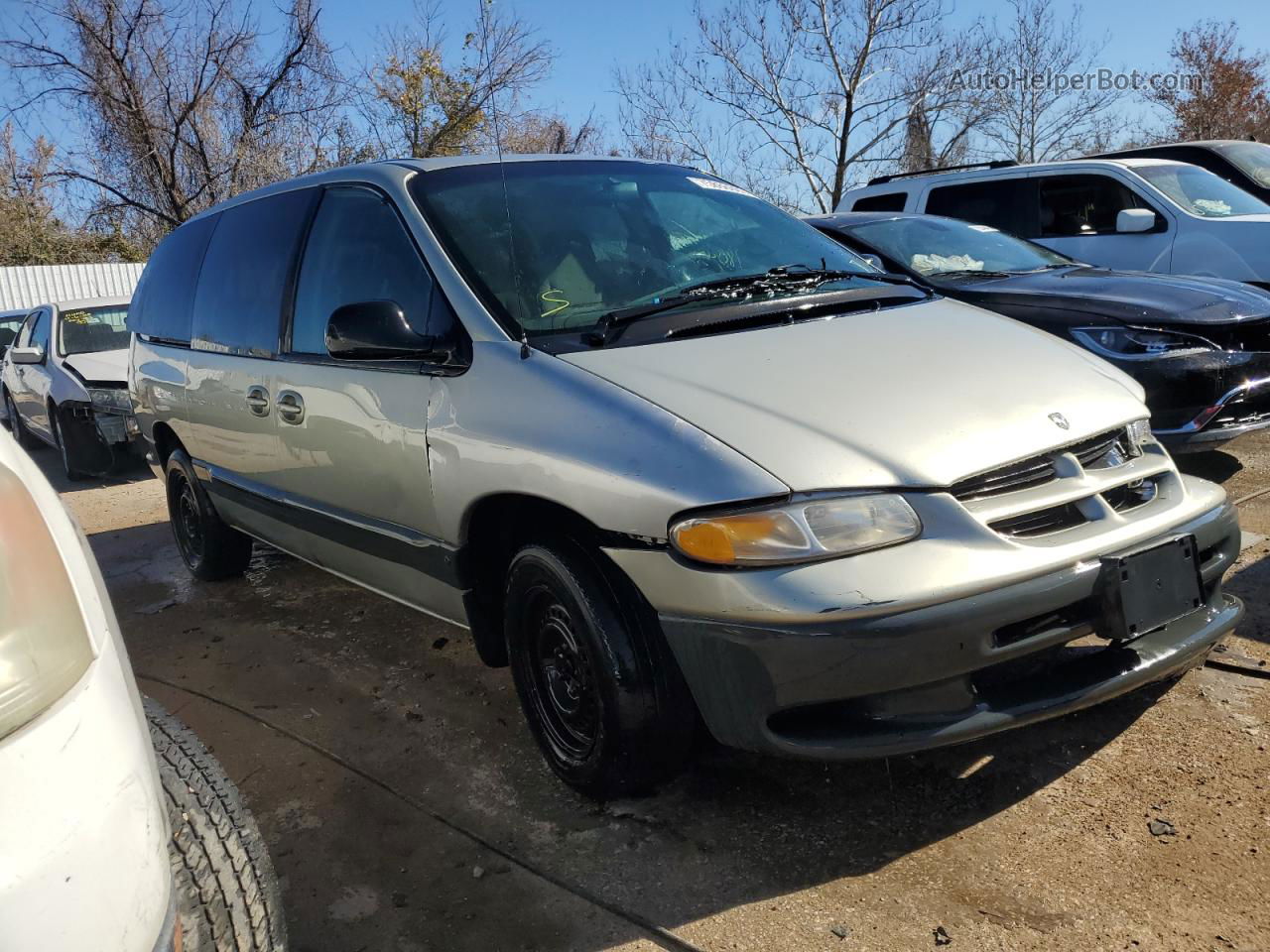 2000 Dodge Grand Caravan Se Silver vin: 1B4GP44G0YB617162