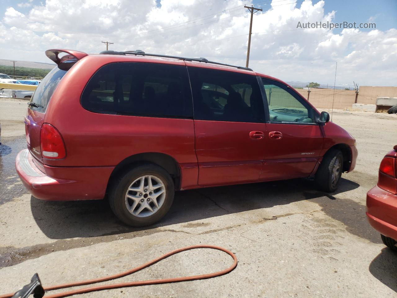 2000 Dodge Grand Caravan Se Burgundy vin: 1B4GP44G0YB640926