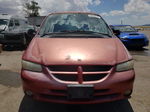 2000 Dodge Grand Caravan Se Burgundy vin: 1B4GP44G0YB640926