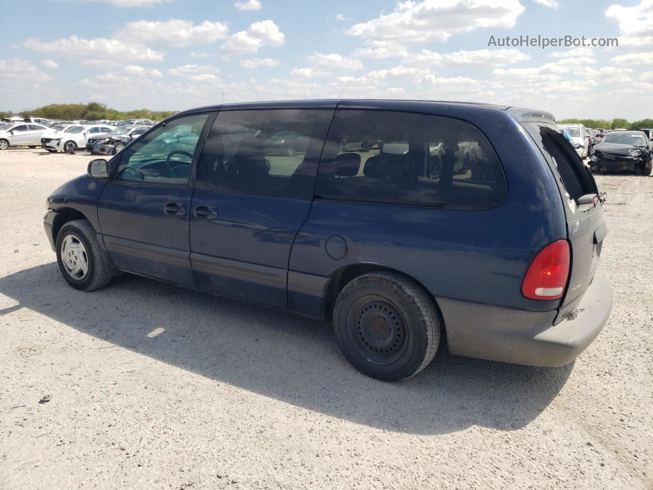 2000 Dodge Grand Caravan Se Blue vin: 1B4GP44G0YB772293