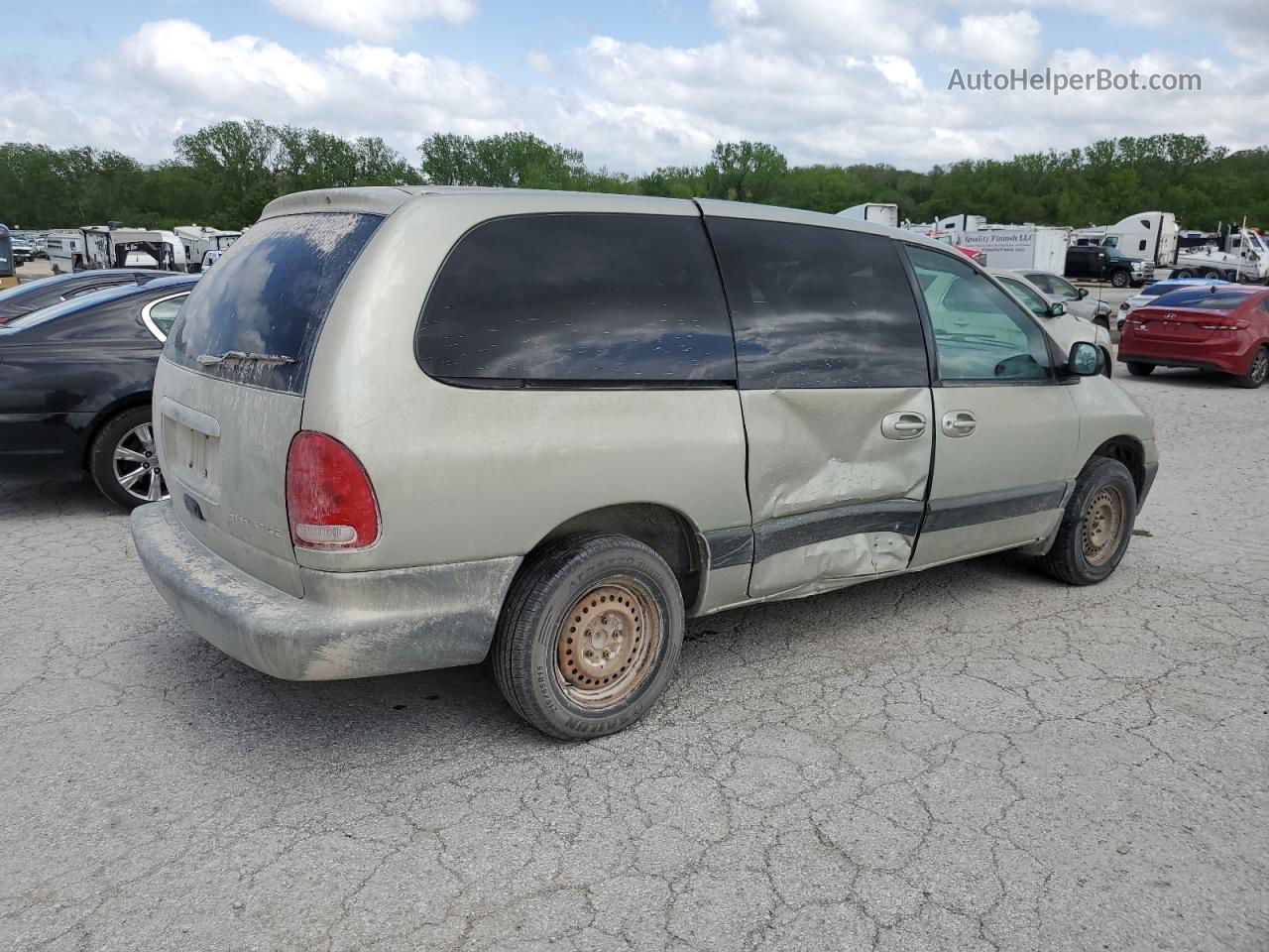 2000 Dodge Grand Caravan Se Silver vin: 1B4GP44G0YB798750