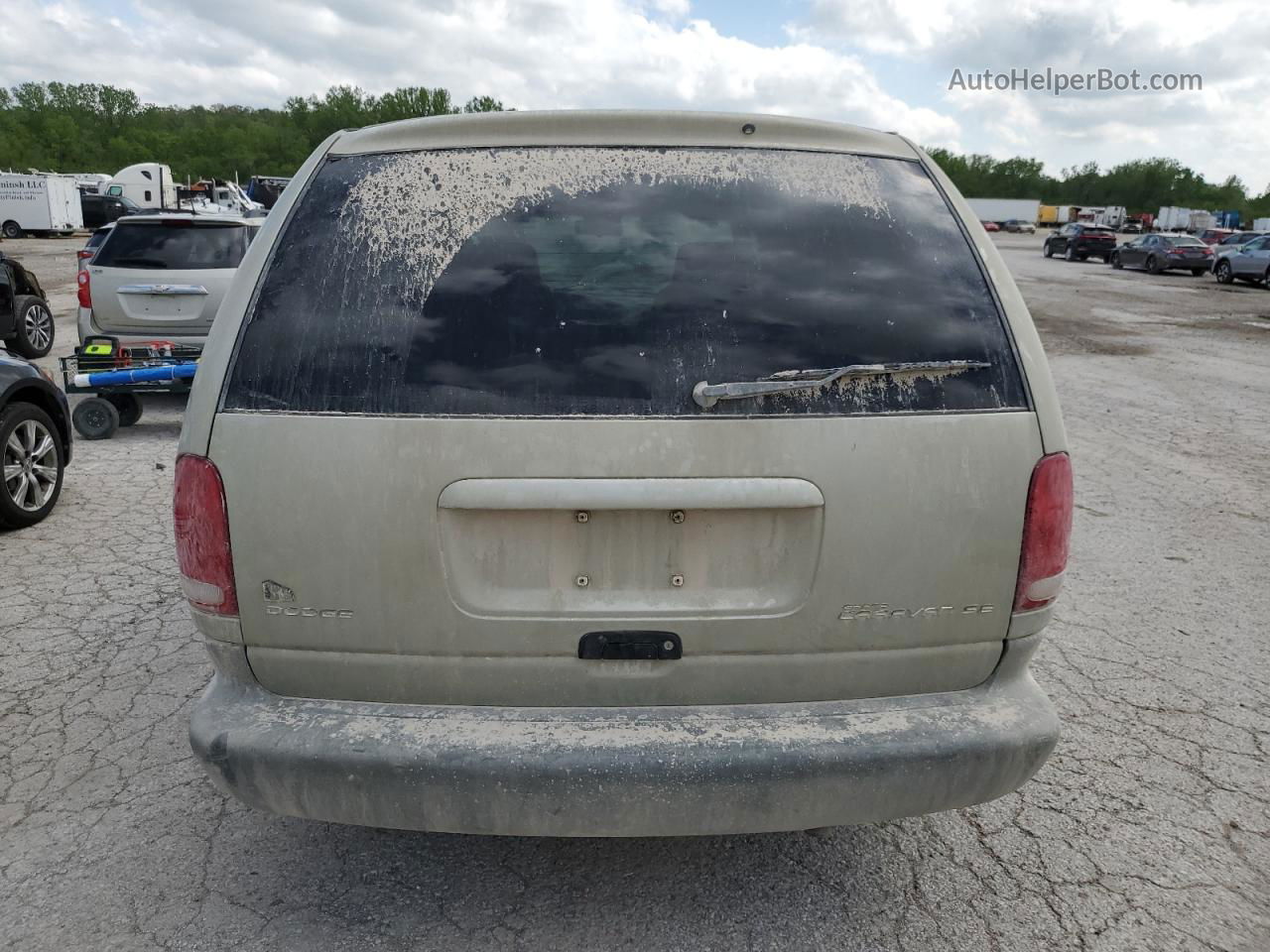 2000 Dodge Grand Caravan Se Silver vin: 1B4GP44G0YB798750