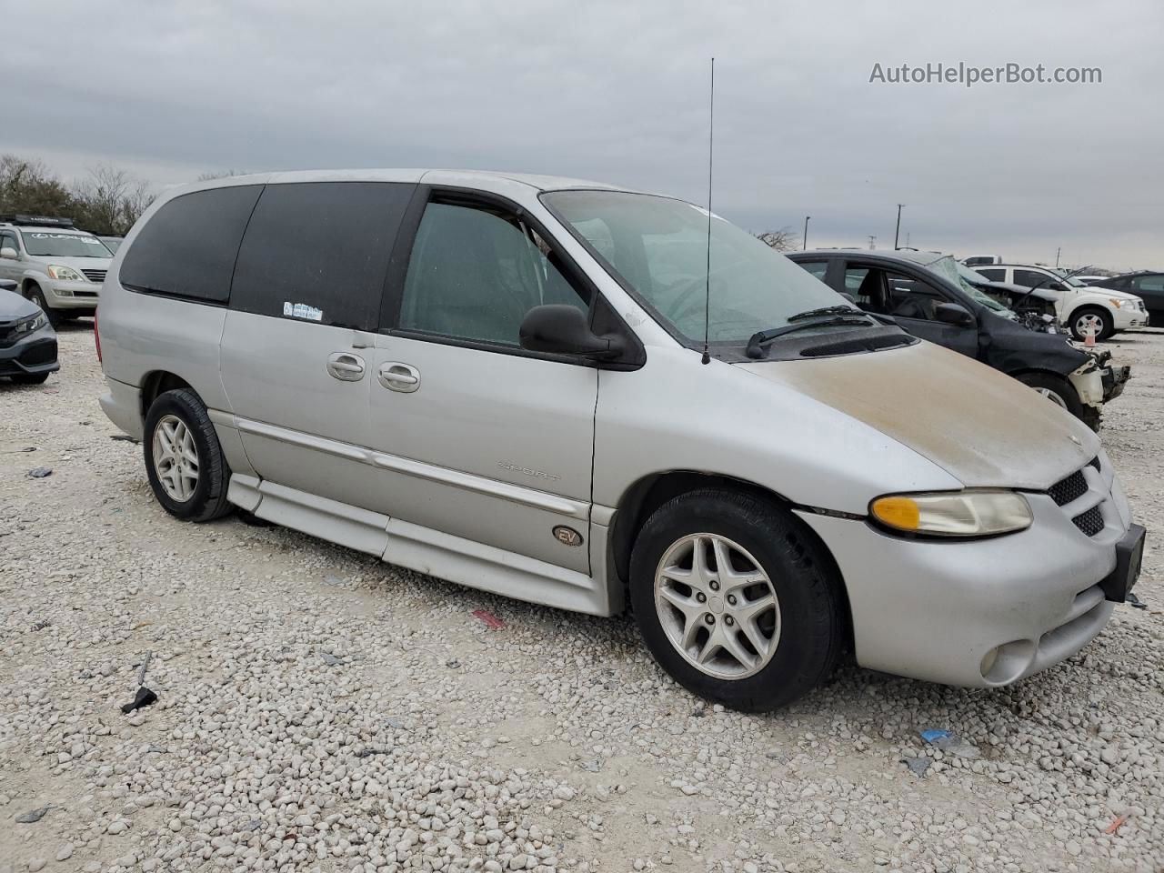 2000 Dodge Grand Caravan Se Gray vin: 1B4GP44G1YB528961