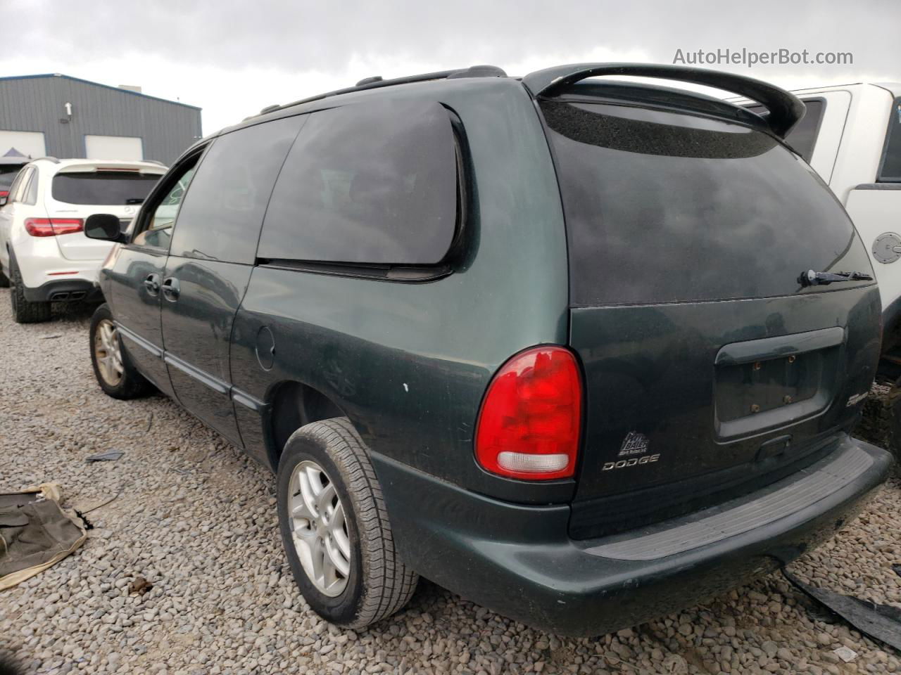 2000 Dodge Grand Caravan Se Green vin: 1B4GP44G1YB758855