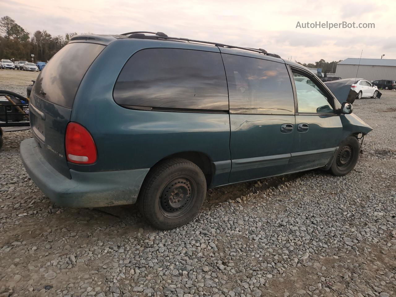 2000 Dodge Grand Caravan Se Green vin: 1B4GP44G1YB763201