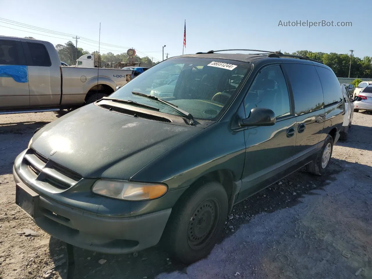 2000 Dodge Grand Caravan Se Зеленый vin: 1B4GP44G2YB588859