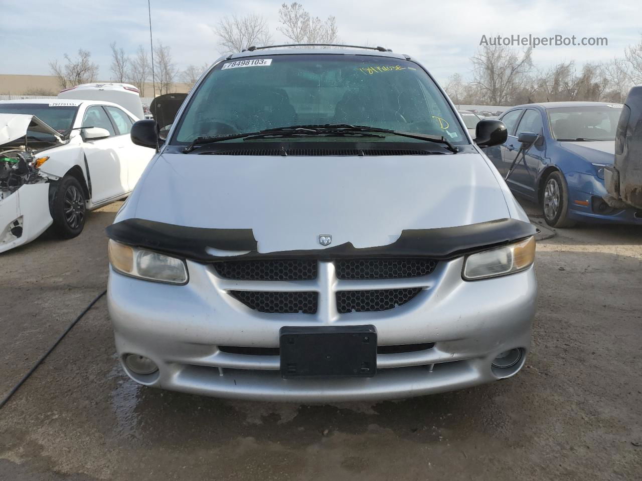 2000 Dodge Grand Caravan Se Silver vin: 1B4GP44G2YB651832