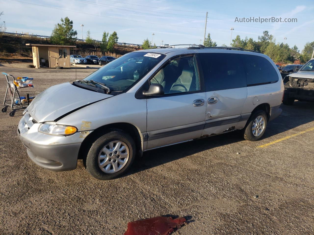 2000 Dodge Grand Caravan Se Silver vin: 1B4GP44G2YB806105