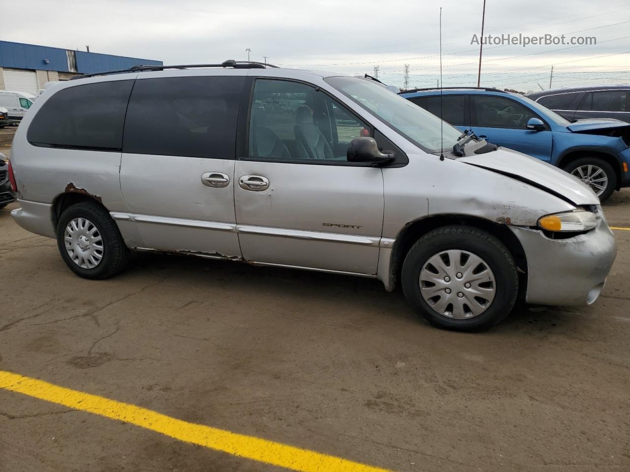 2000 Dodge Grand Caravan Se Silver vin: 1B4GP44G3YB643111