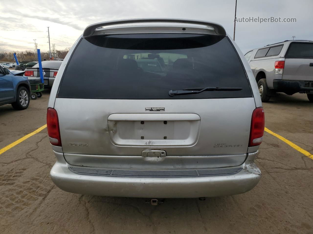 2000 Dodge Grand Caravan Se Silver vin: 1B4GP44G3YB643111