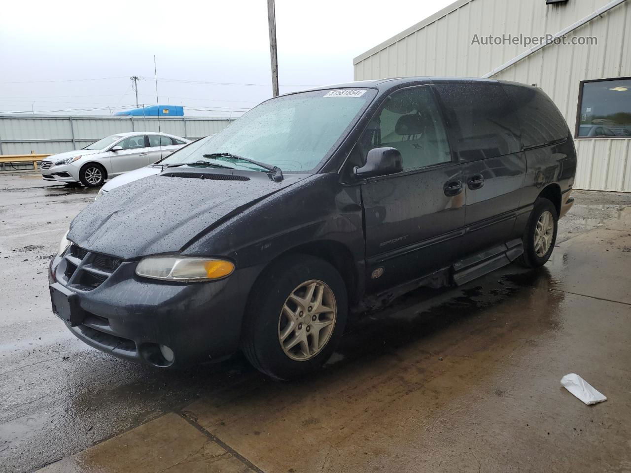 2000 Dodge Grand Caravan Se Black vin: 1B4GP44G4YB746053