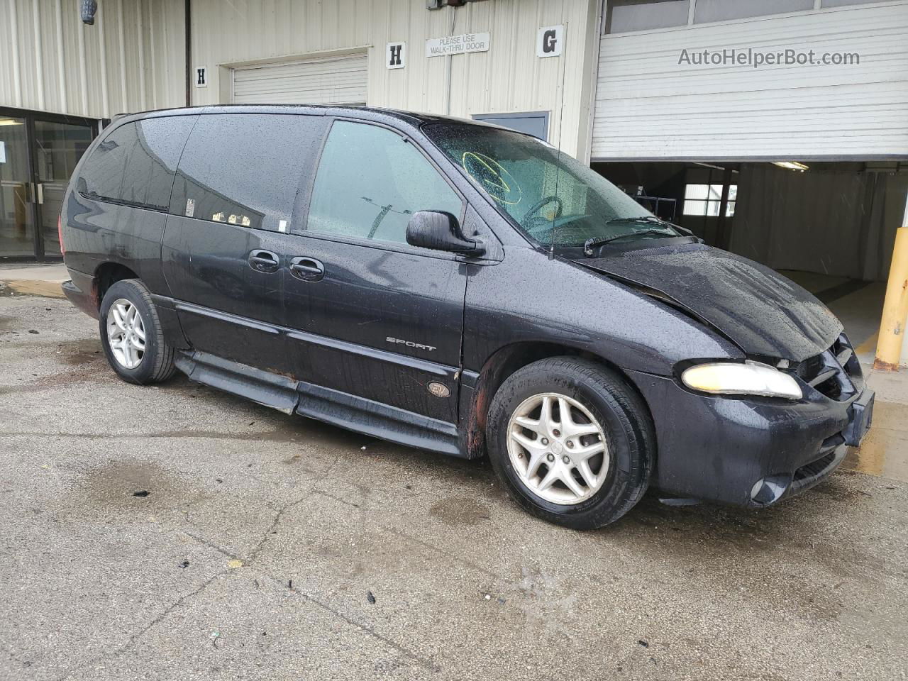 2000 Dodge Grand Caravan Se Черный vin: 1B4GP44G4YB746053