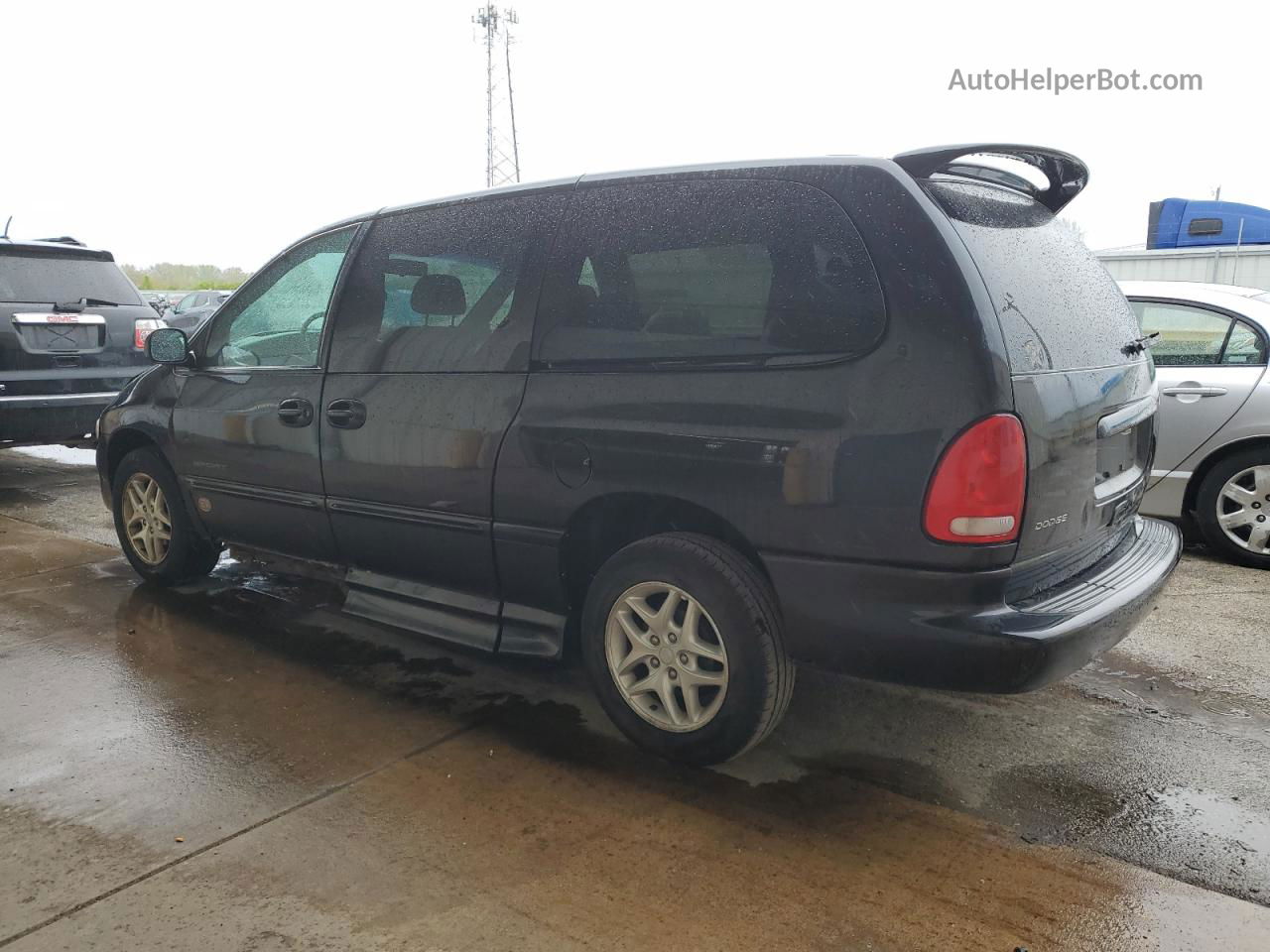 2000 Dodge Grand Caravan Se Black vin: 1B4GP44G4YB746053