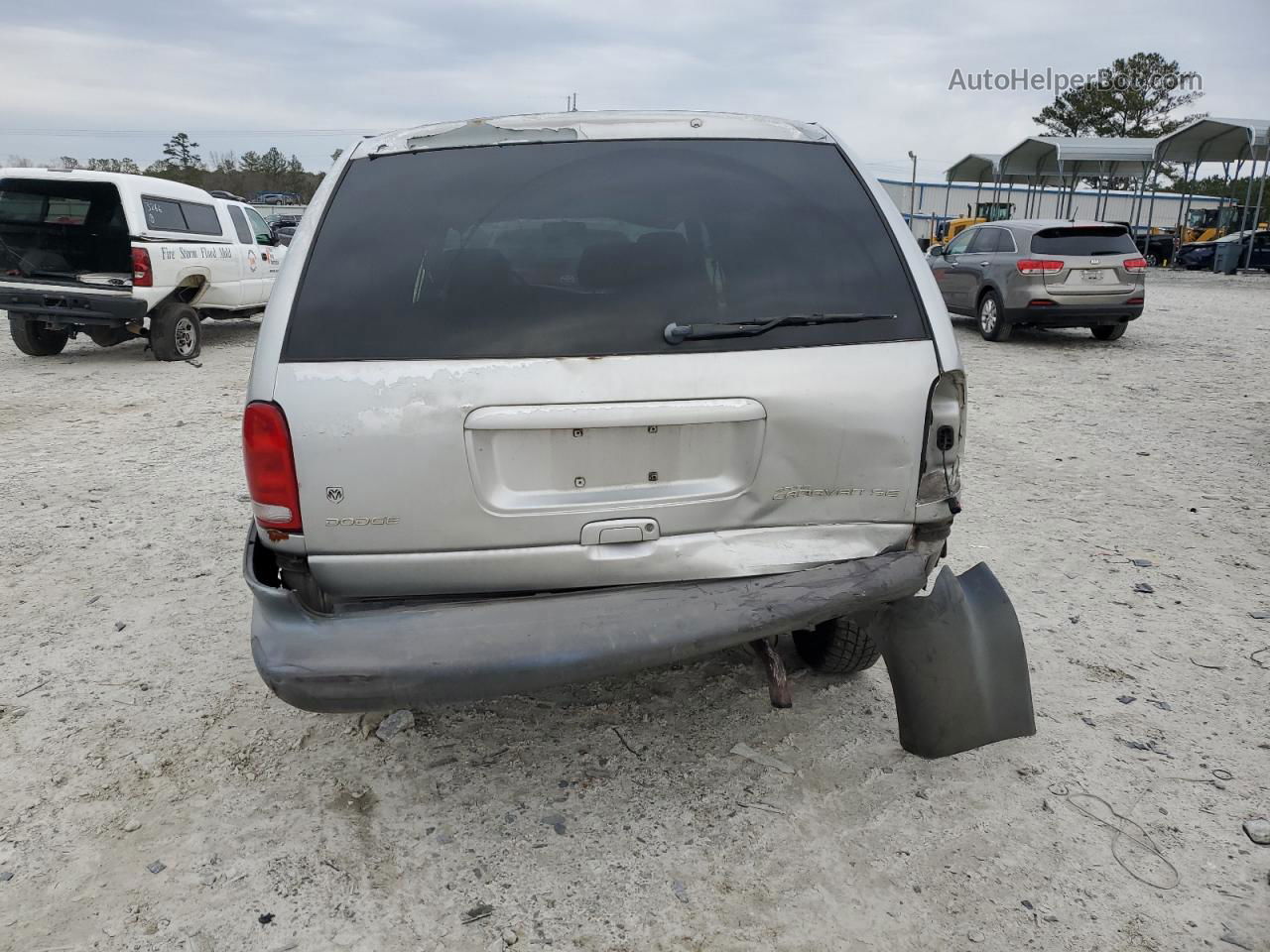 2000 Dodge Grand Caravan Se Silver vin: 1B4GP44G4YB775262