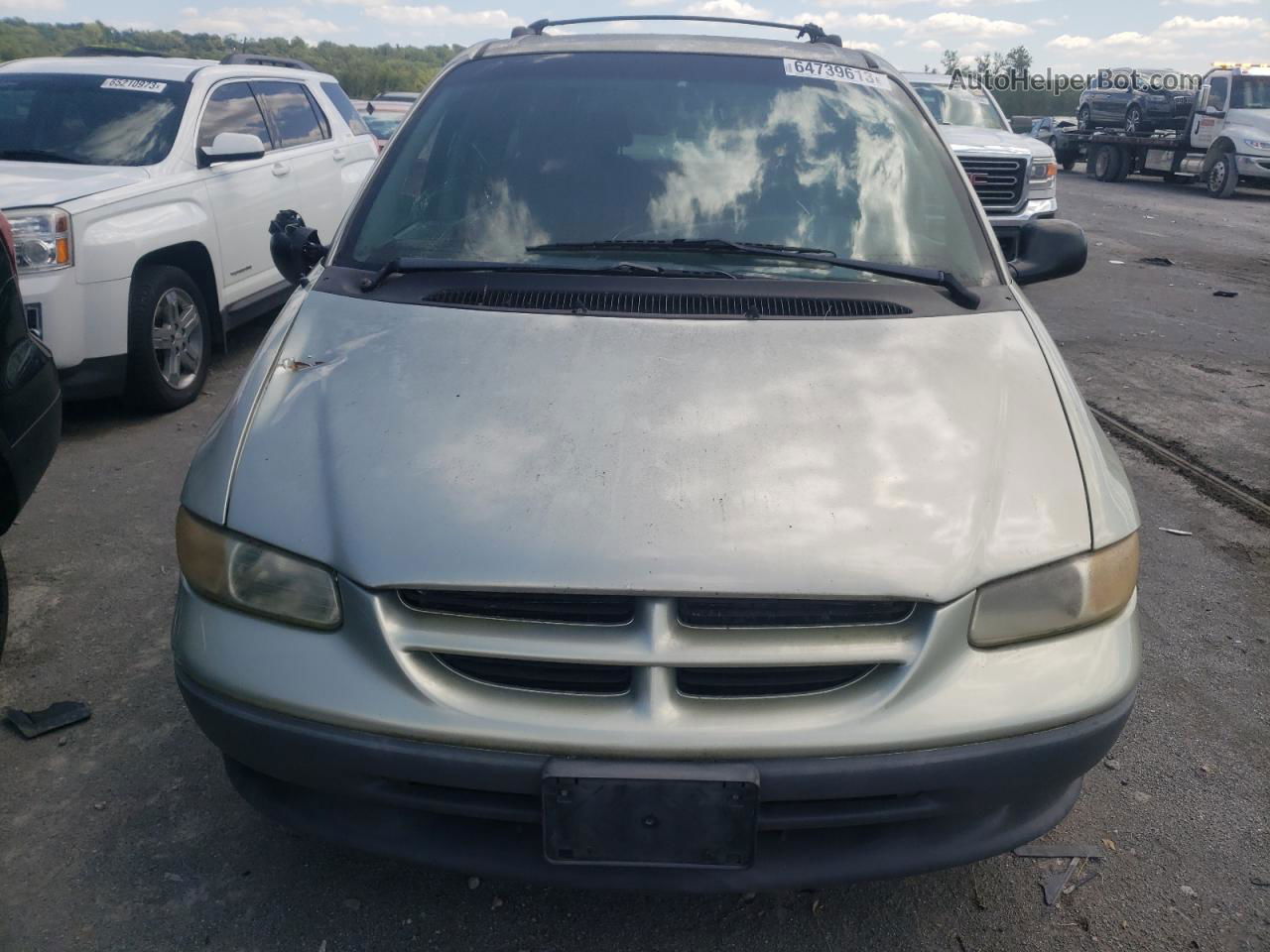 2000 Dodge Grand Caravan Se Silver vin: 1B4GP44G5YB585874