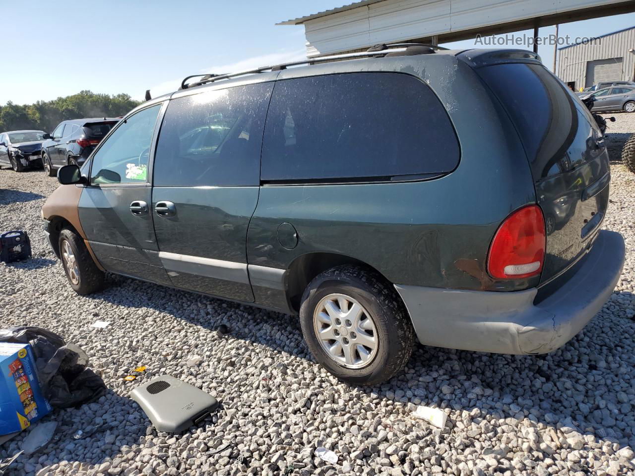 2000 Dodge Grand Caravan Se Green vin: 1B4GP44G5YB786707