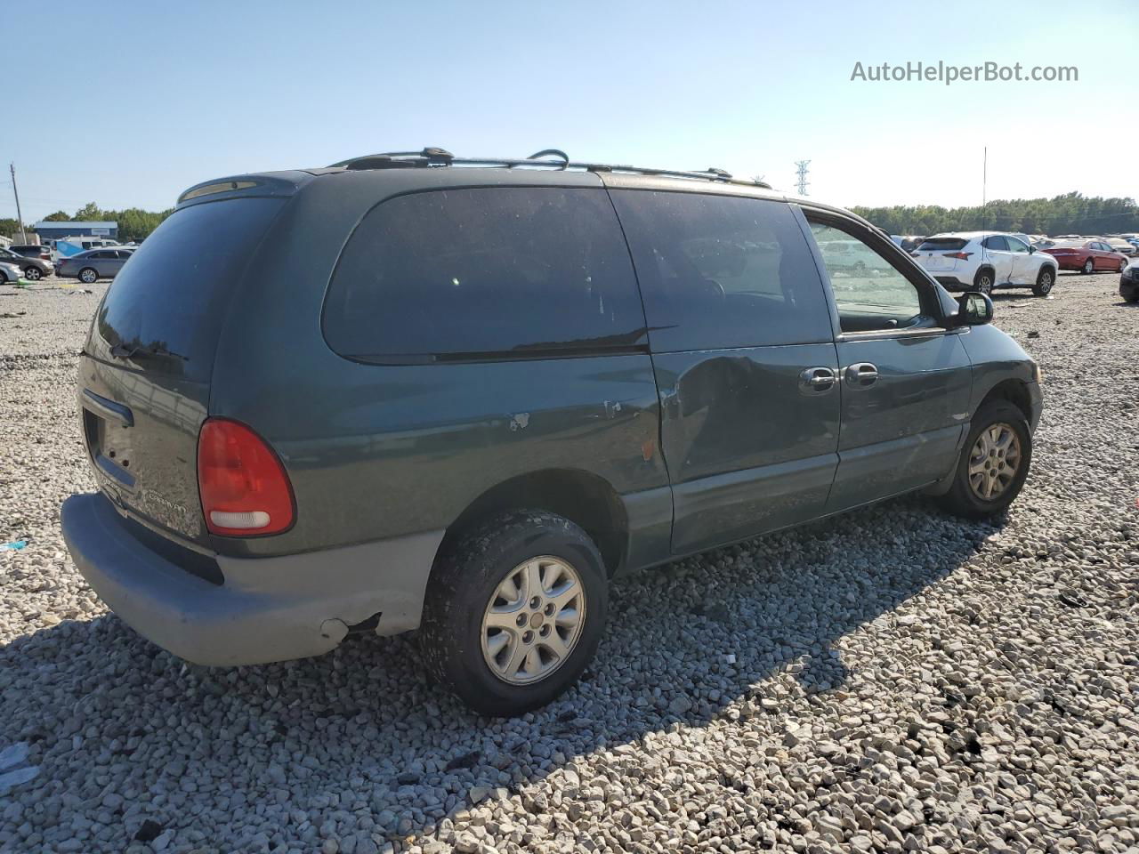 2000 Dodge Grand Caravan Se Green vin: 1B4GP44G5YB786707