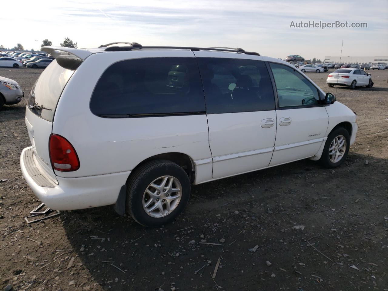 2000 Dodge Grand Caravan Se White vin: 1B4GP44G5YB807006