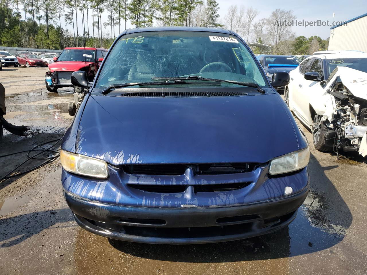 2000 Dodge Grand Caravan Se Blue vin: 1B4GP44G7YB737069