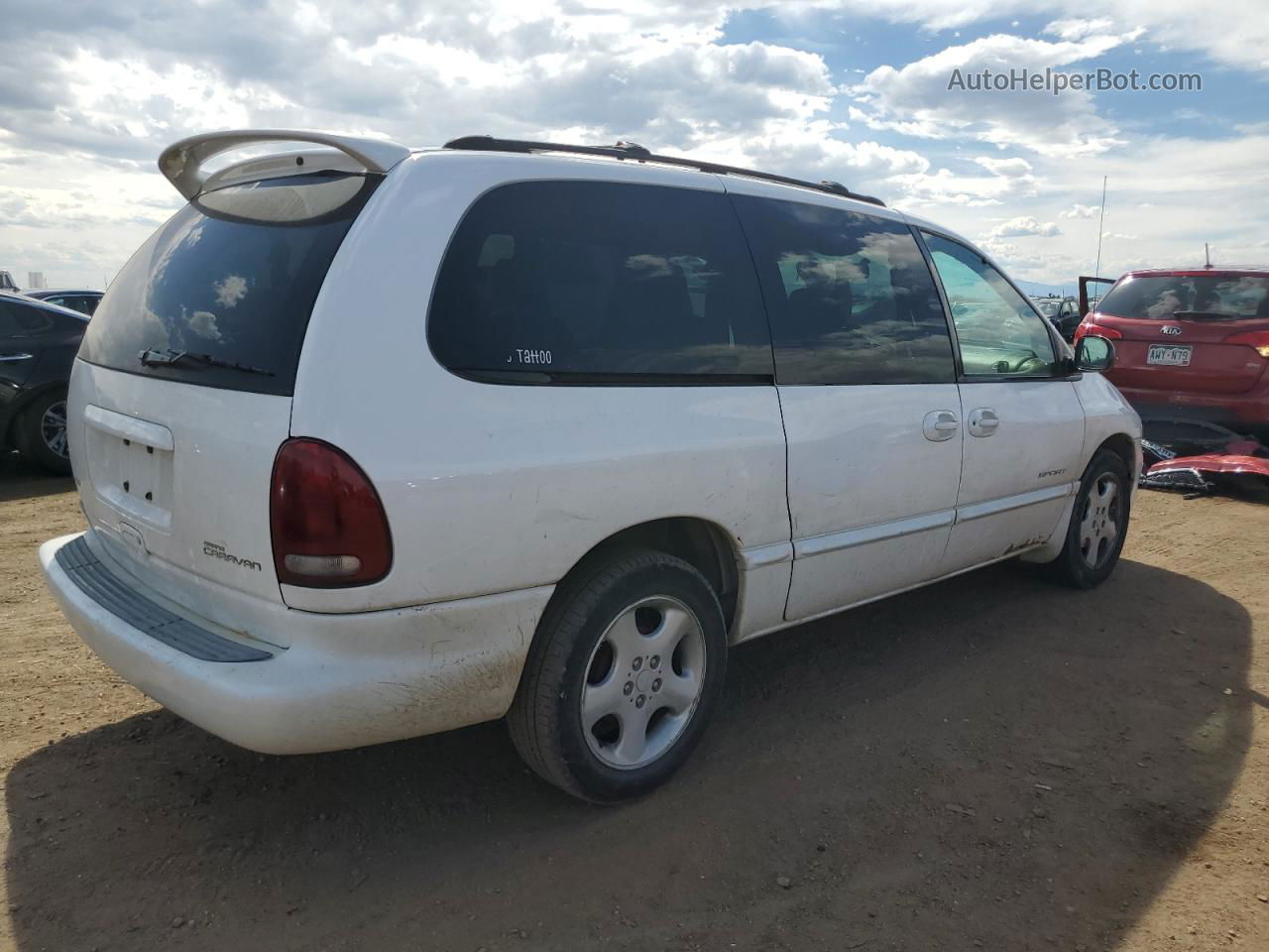 2000 Dodge Grand Caravan Se White vin: 1B4GP44G8YB587649