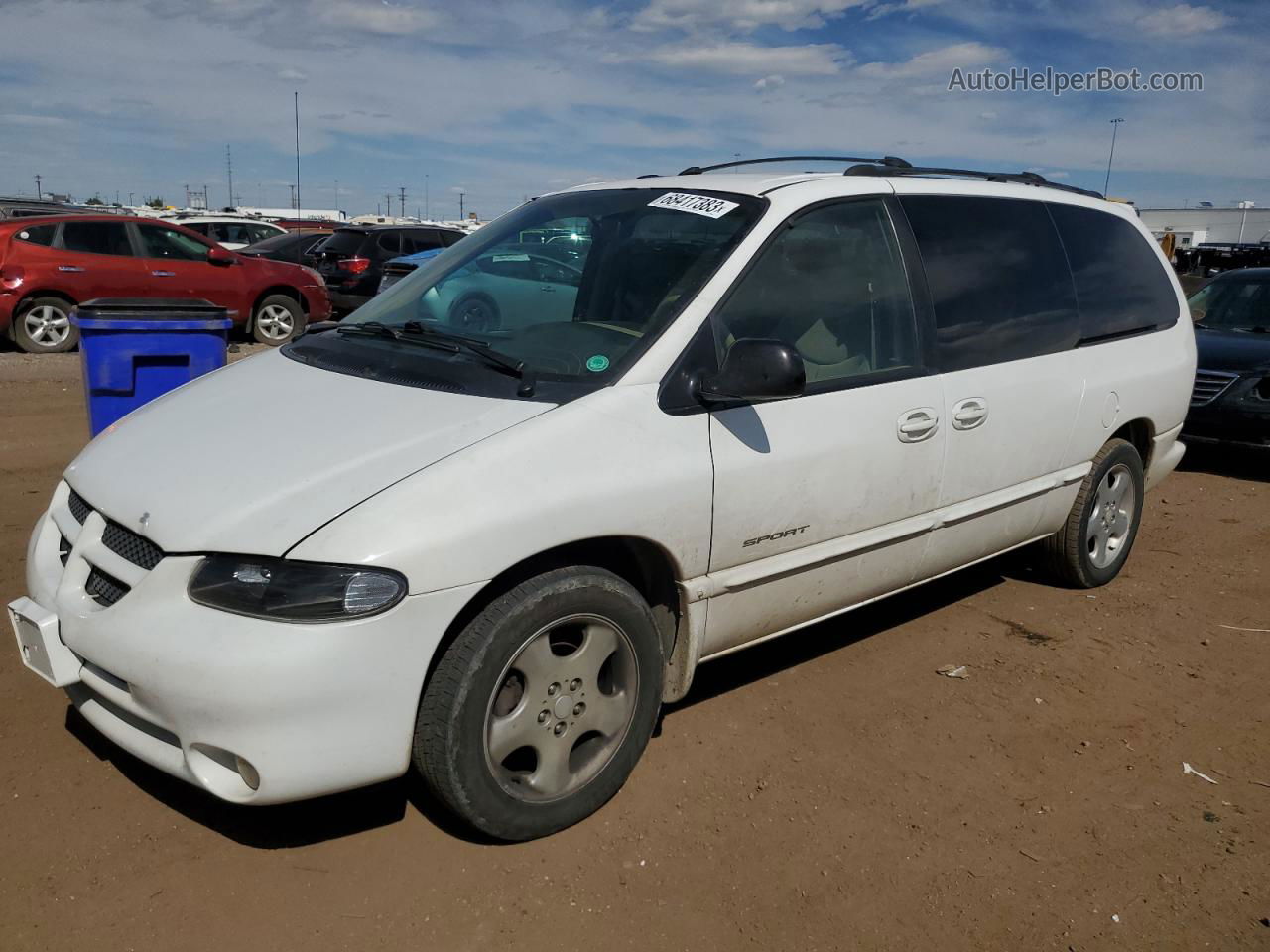 2000 Dodge Grand Caravan Se White vin: 1B4GP44G8YB587649