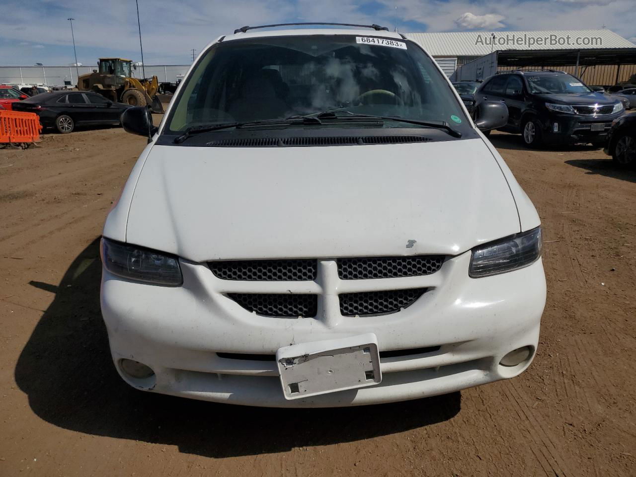 2000 Dodge Grand Caravan Se White vin: 1B4GP44G8YB587649