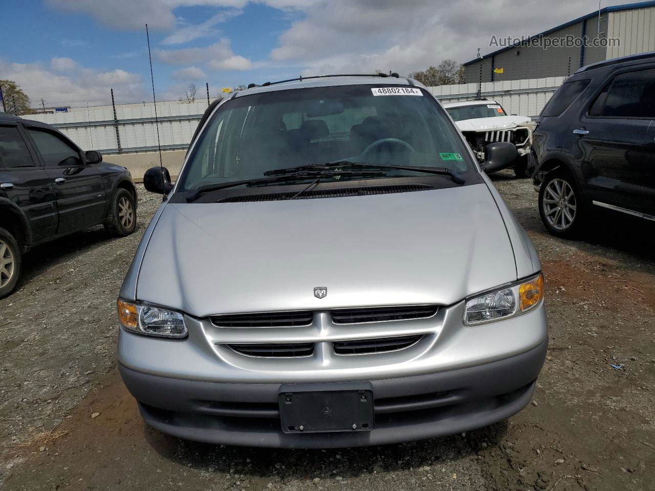 2000 Dodge Grand Caravan Se Silver vin: 1B4GP44G9YB805971