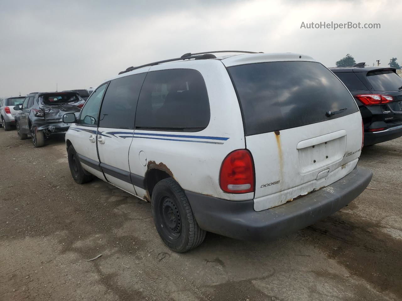 2000 Dodge Grand Caravan Se White vin: 1B4GP44GXYB772799