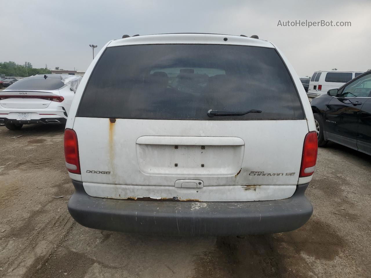 2000 Dodge Grand Caravan Se White vin: 1B4GP44GXYB772799