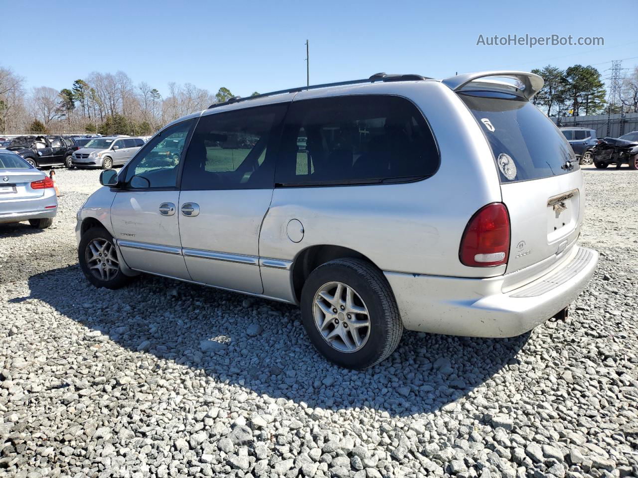 2000 Dodge Grand Caravan Se Gray vin: 1B4GP44GXYB793104