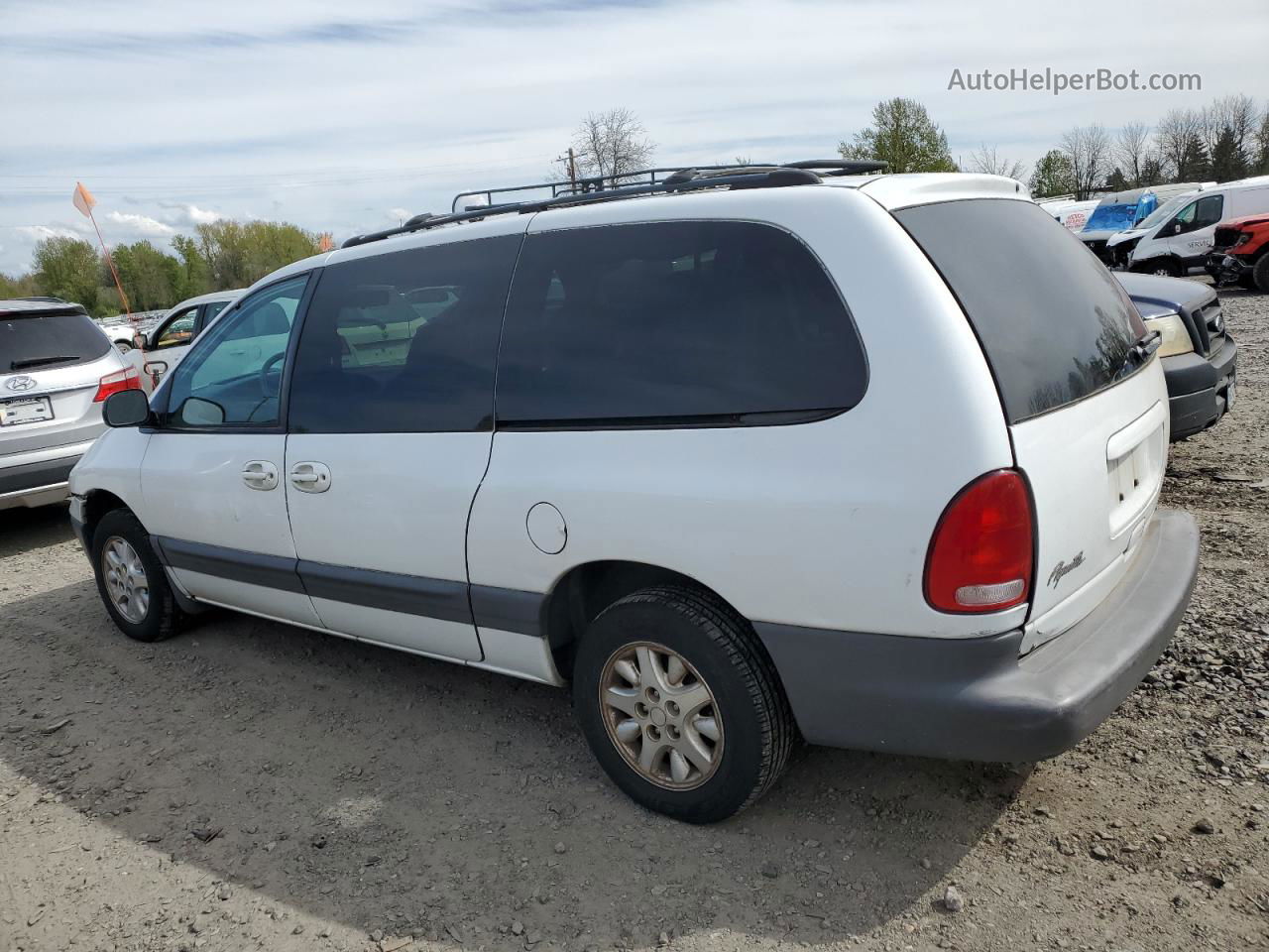 2000 Dodge Grand Caravan Se White vin: 1B4GP44L3YB734876