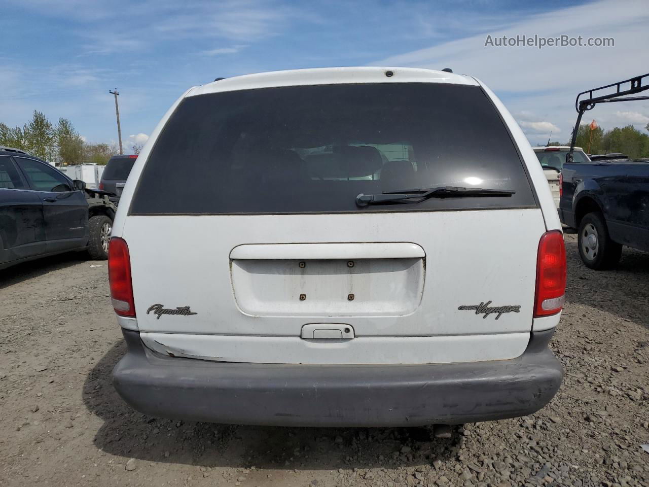 2000 Dodge Grand Caravan Se White vin: 1B4GP44L3YB734876