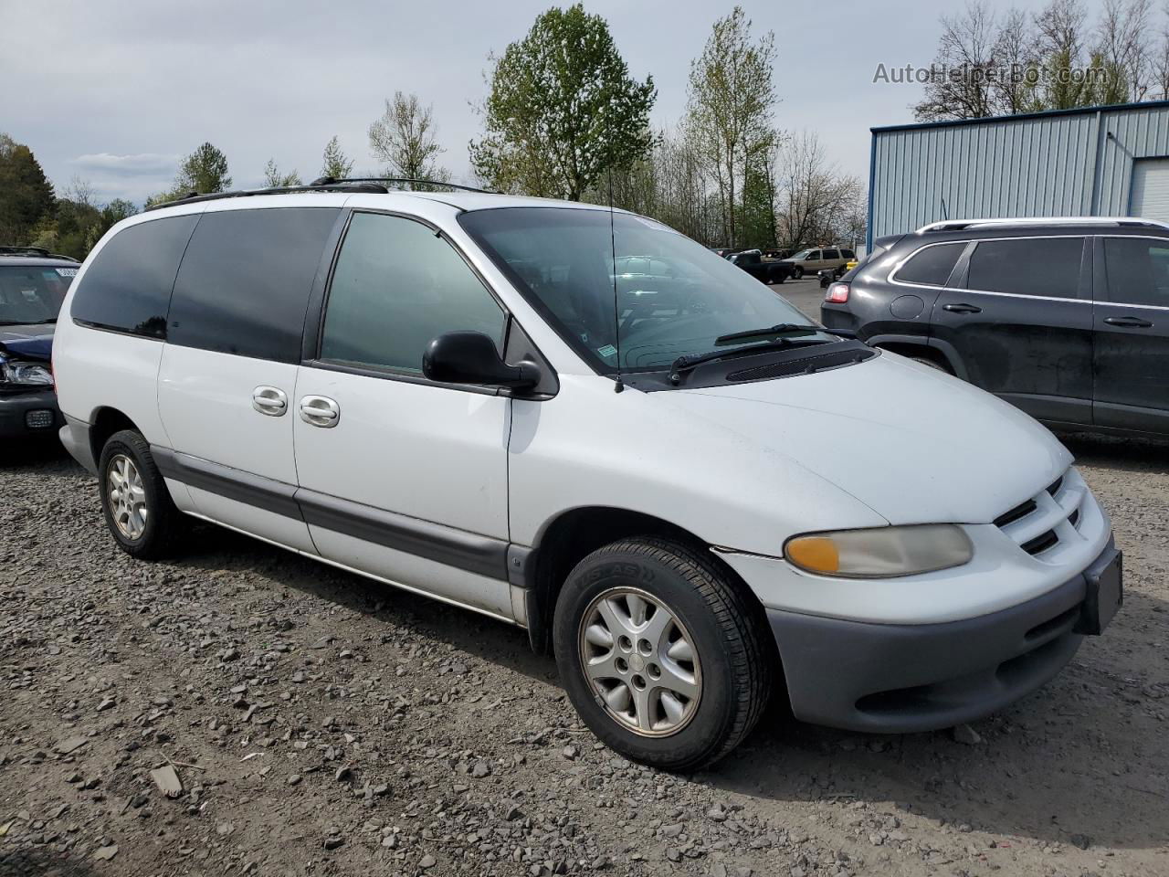 2000 Dodge Grand Caravan Se White vin: 1B4GP44L3YB734876