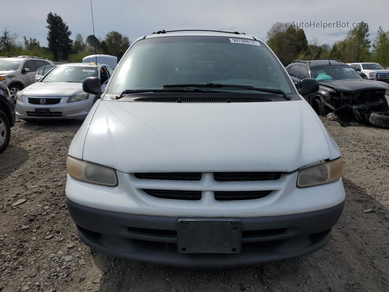 2000 Dodge Grand Caravan Se White vin: 1B4GP44L3YB734876