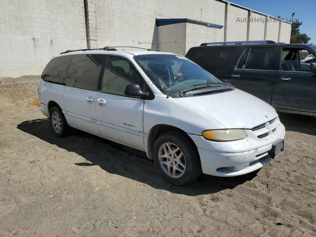 2000 Dodge Grand Caravan Se White vin: 1B4GP44L6YB593382